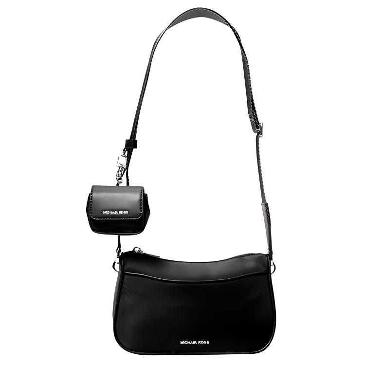 

Сумка Jet Set Nylon Combo, черная наплечная сумка через плечо MICHAEL KORS