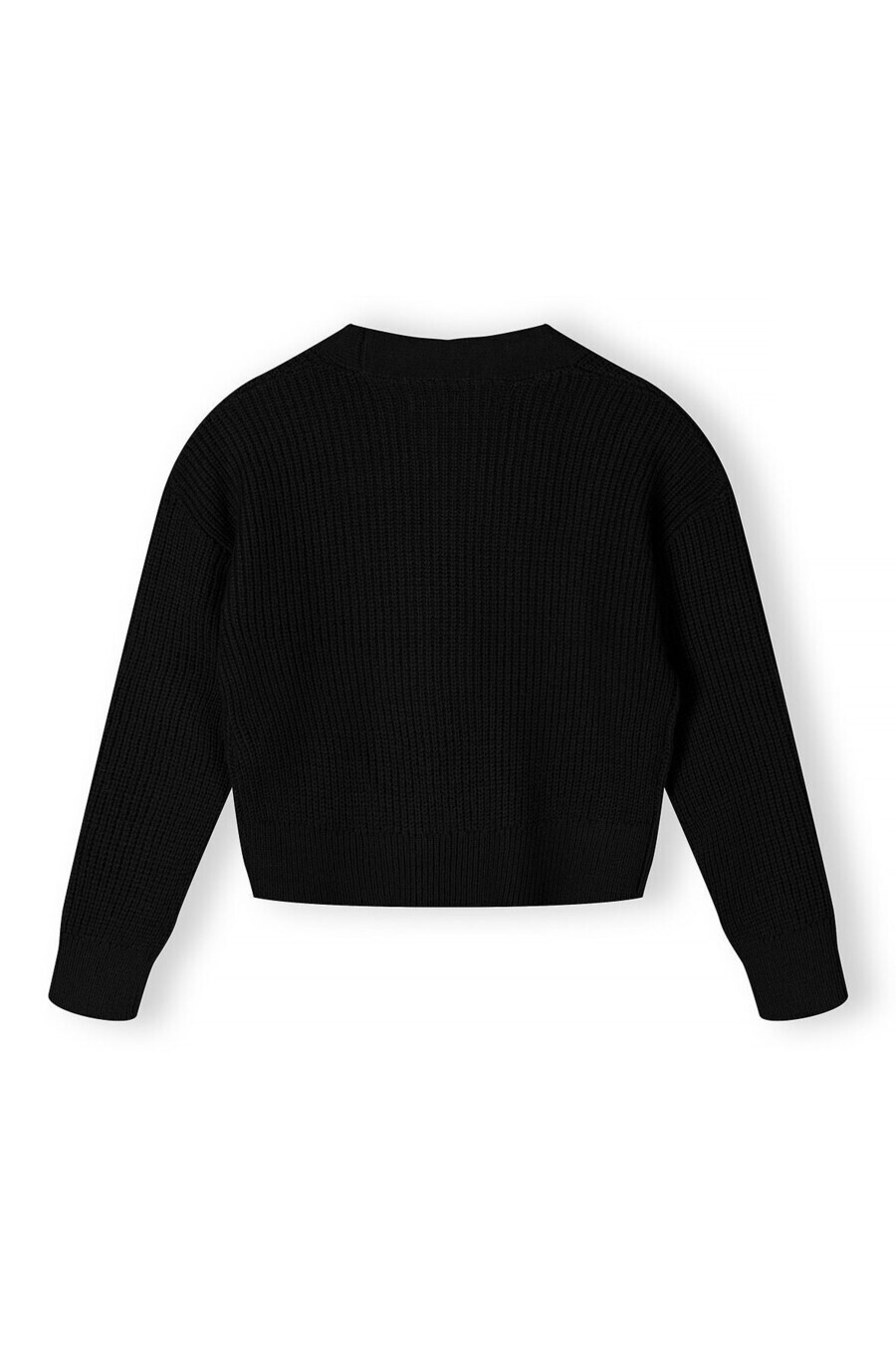 Вязаный кардиган MINOTI Knit Cardigan, черный — фото 2