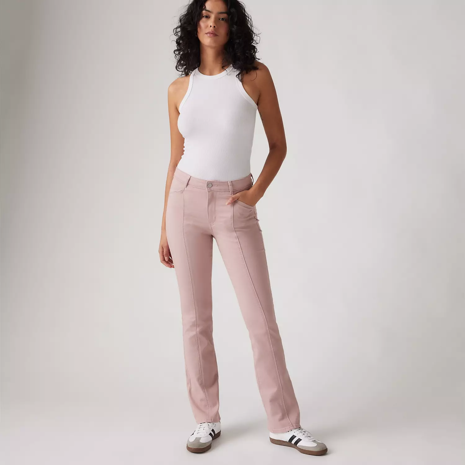 

Женские джинсы Retro 725 Bootcut с высокой посадкой Levi's, цвет Blush - Red