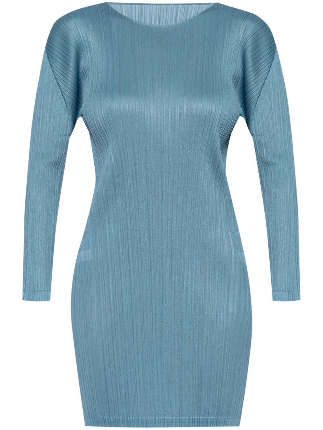 

Pleats Please Issey Miyake плиссированное мини-платье, синий