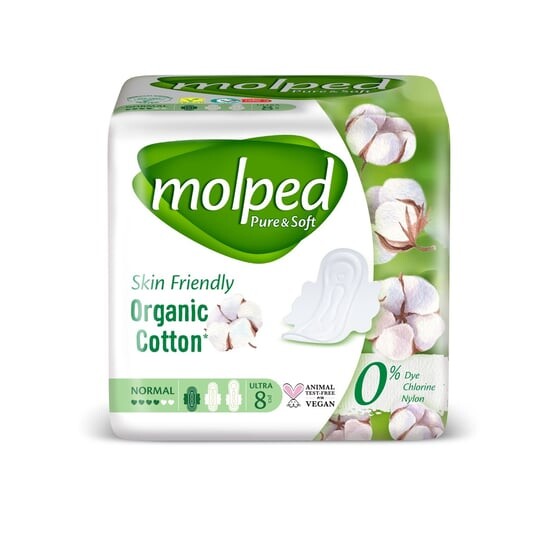 

Гигиенические прокладки Eco Normal, 8 шт. Molped, Pure&Soft, inna