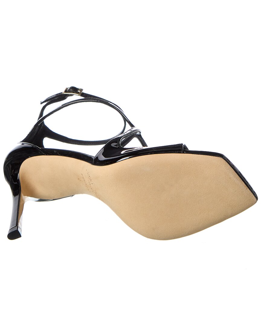Jimmy Choo Azia 95 Patent Sandal, черный — фото 4