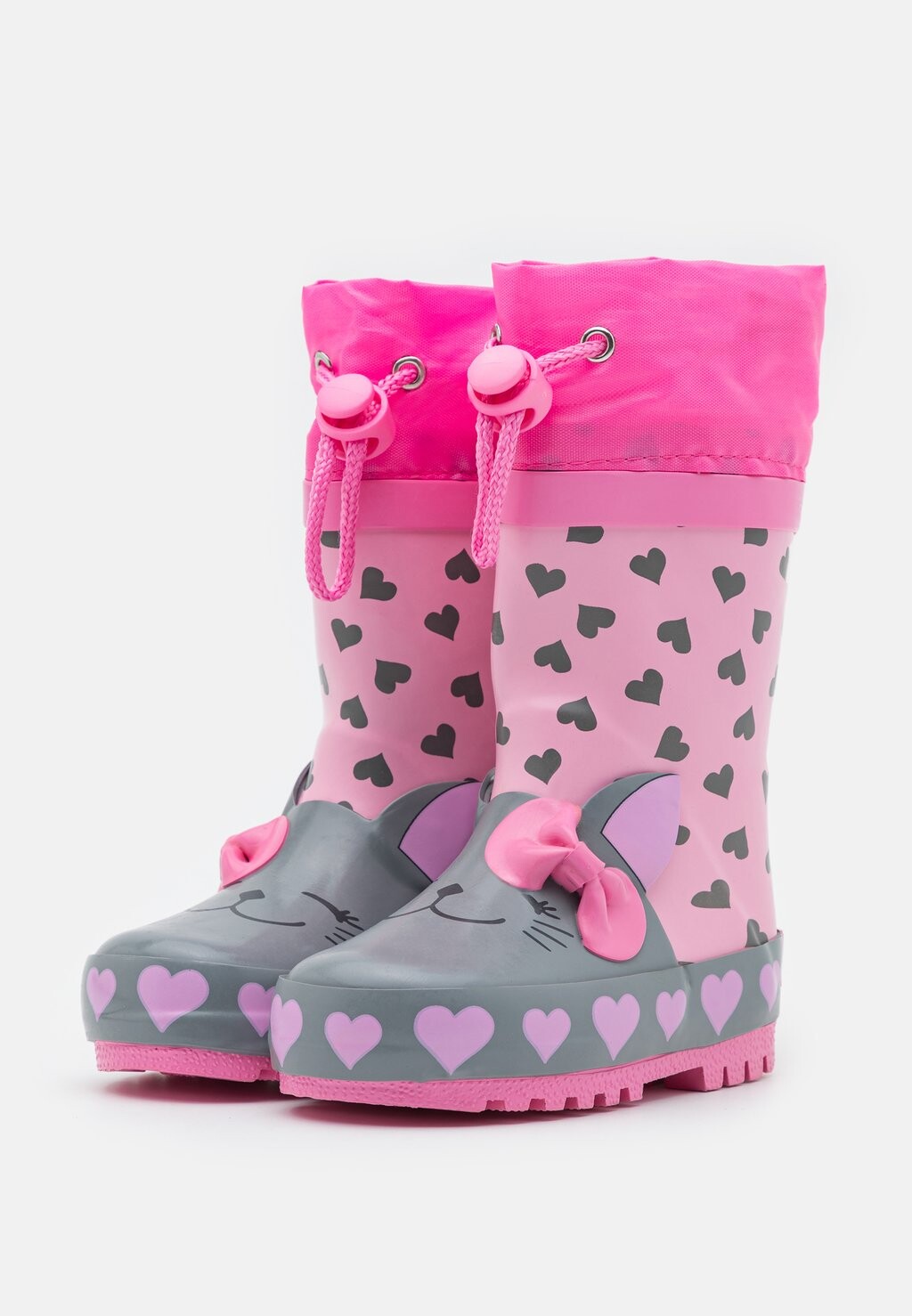 Сапоги резиновые Katze Playshoes, розовый — фото 2