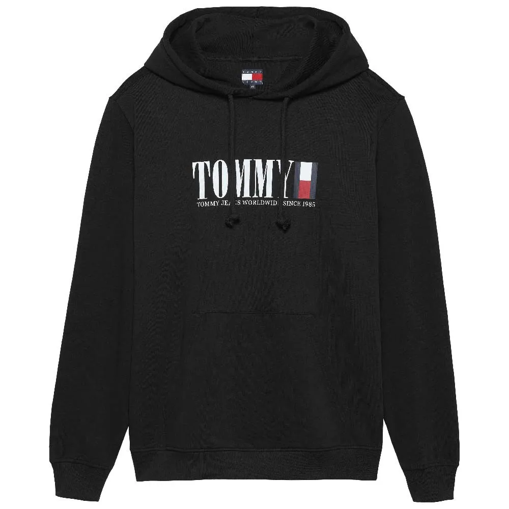 

Худи Tommy Jeans Graphic Regualar Fit, черный