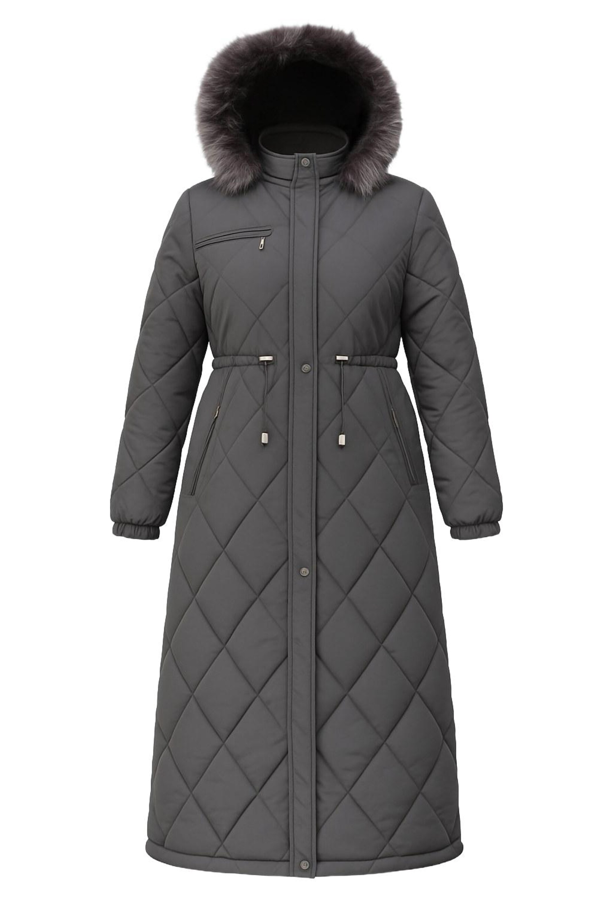 

MODAMIHRAM Зимнее пальто в цвете Basalt Grey