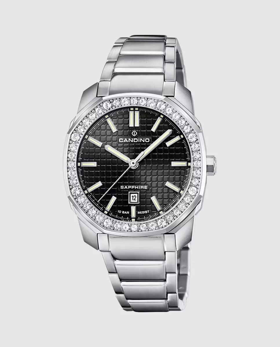 

C4756/5 Lady Elegance женские часы из серебряной стали Candino, серебряный