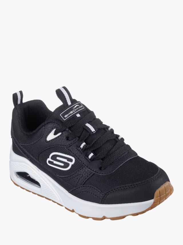 Детские уличные кроссовки Uno Retro-Groove Skechers, Black — фото 3