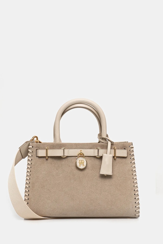 

Замшевая сумка Tommy Hilfiger, бежевый