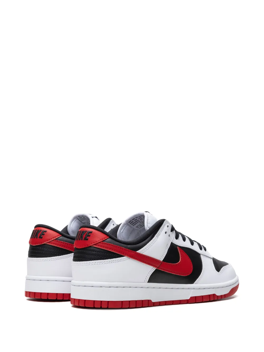 Кроссовки Dunk Low Retro Black/University Red Nike, белый — фото 3