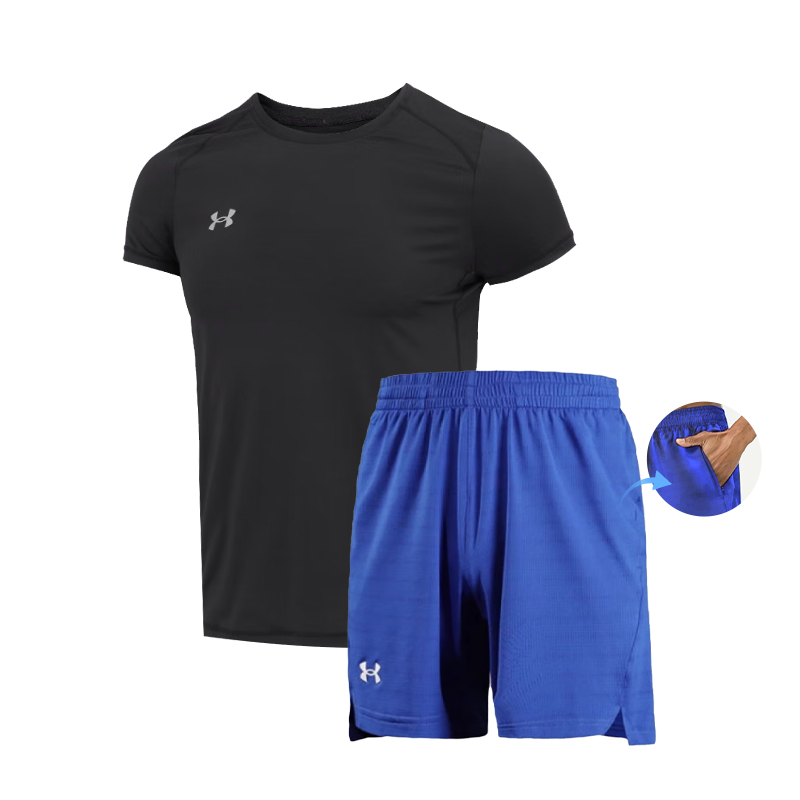 

Спортивный костюм Unisex Top+Shorts Under Armour, черный