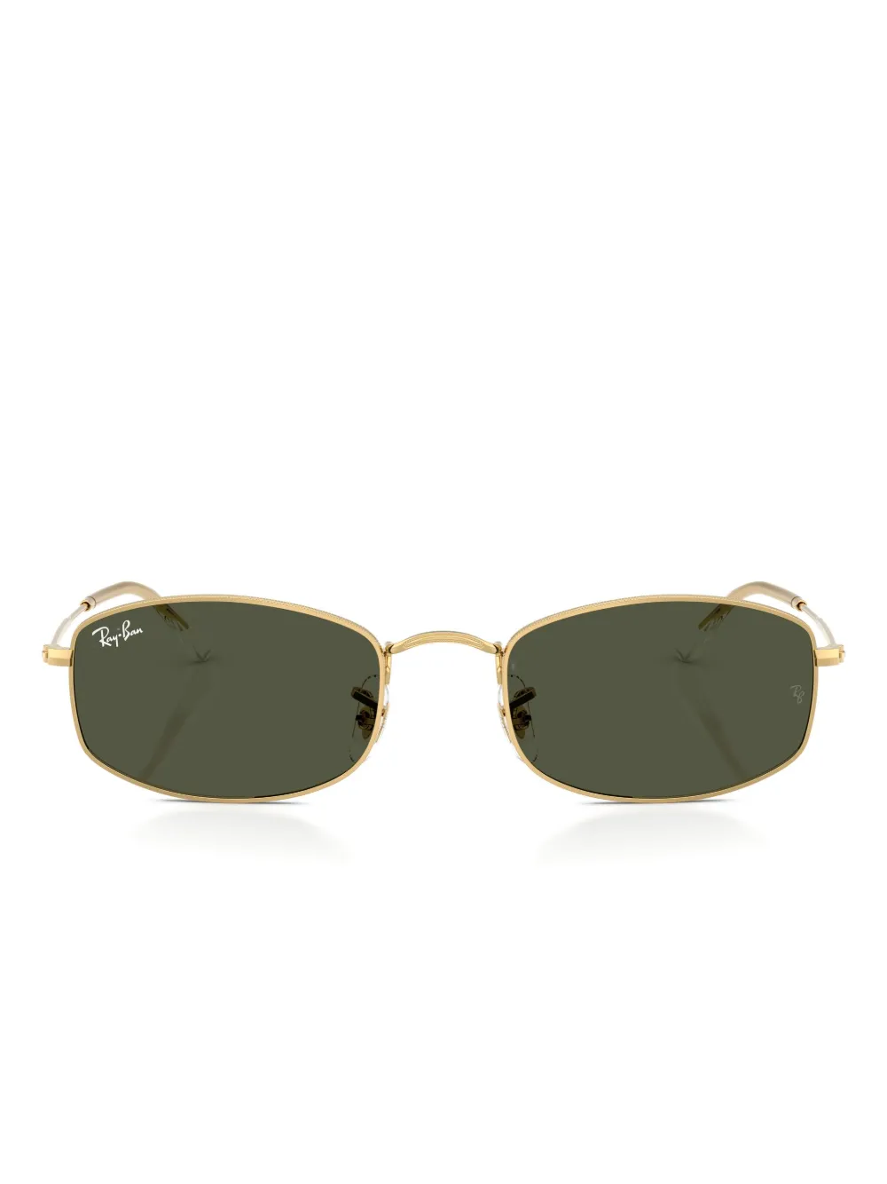 

Солнцезащитные очки в прямоугольной оправе Ray-Ban, золотой