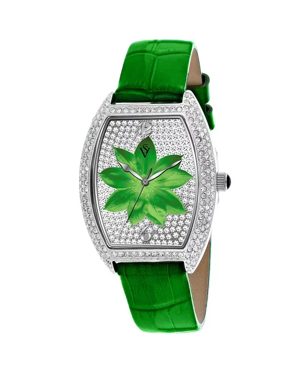 

Женские часы с циферблатом зеленого лотоса - cv4853 Christian Van Sant, green