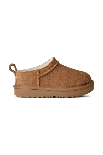 Зимние сапоги из замши Classic Micro UGG, коричневый