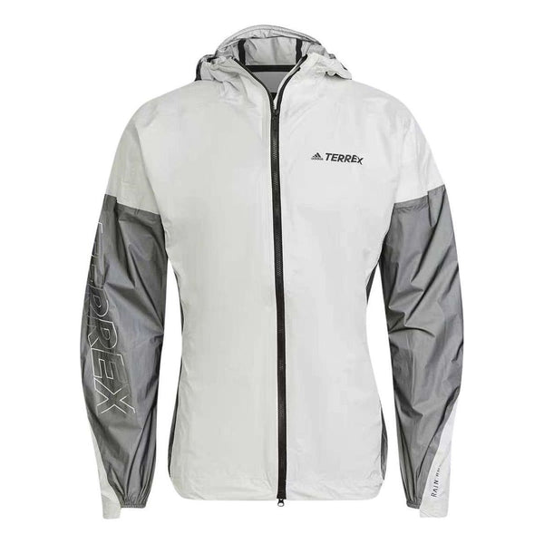 

Куртка terrex agravic pro trail running rain jacket asia sizing Adidas, белый