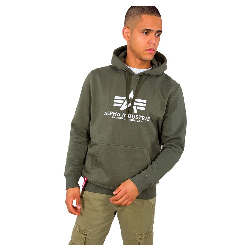 

Худи Alpha Industries Basic, зеленый