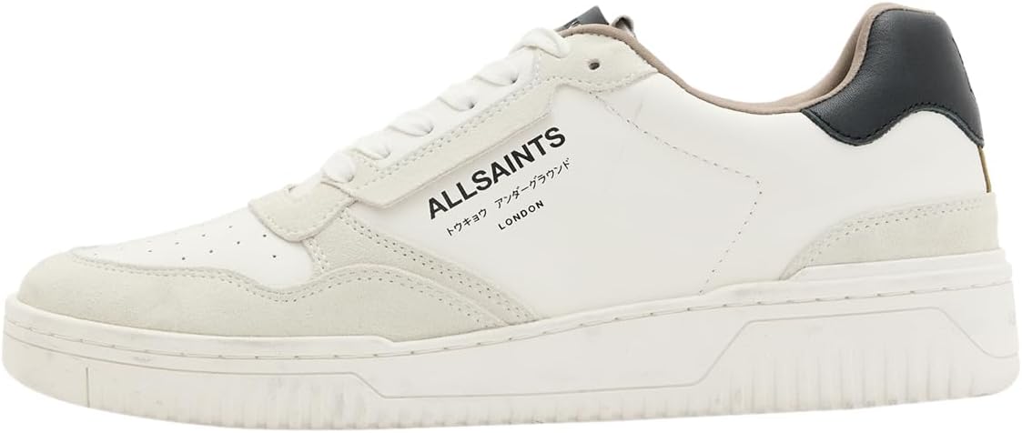 

Мужские кеды AllSaints Regan Low Top, белый/черный