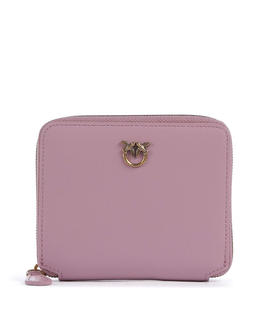 

Кошелек Taylor из мелкозернистой коровьей кожи Pinko, розовый