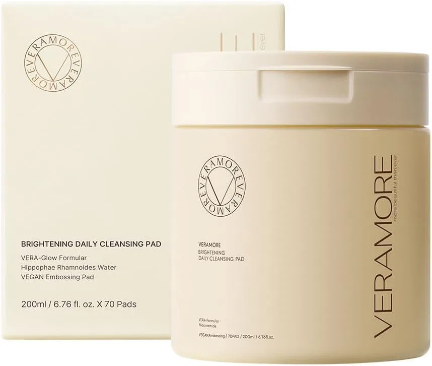 Очищающие диски VERAMORE Brightening, 70 шт, двойная текстура