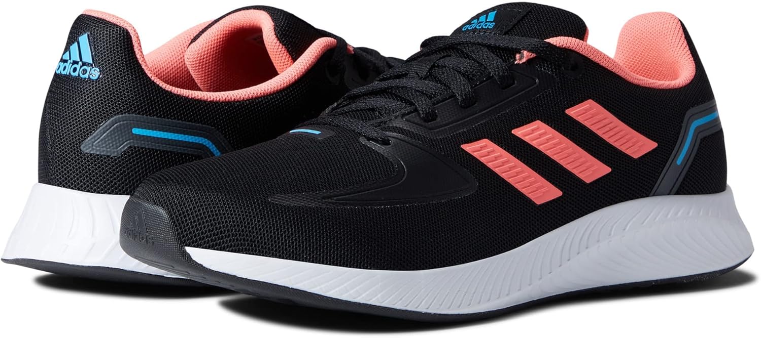 Кроссовки для бега adidas Unisex-Baby Runfalcon 2.0, черный/красный — фото 2