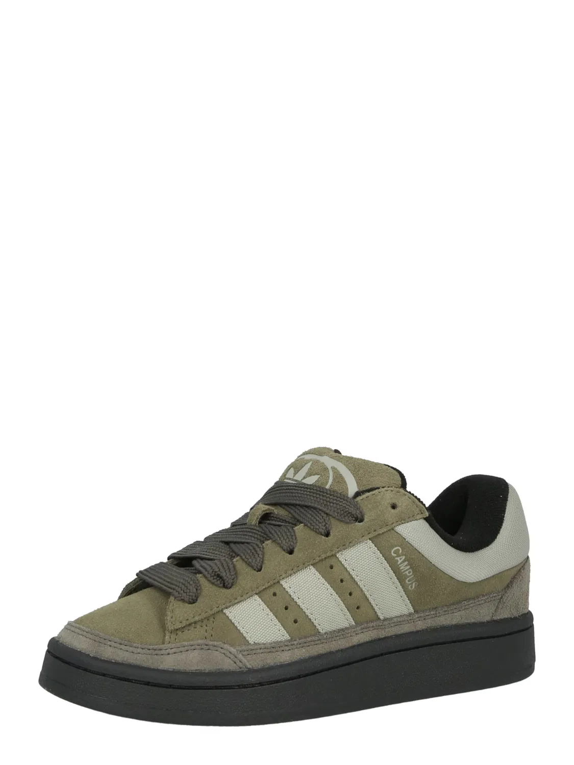 Кроссовки Adidas Originals CAMPUS цвета хаки и светло-зеленого