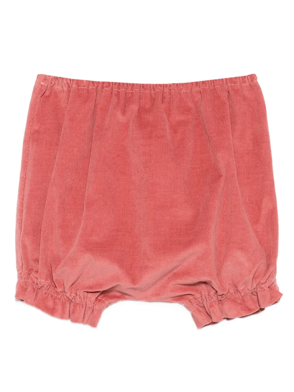 

Шорты из вельвета со сборками Mariella Ferrari, розовый