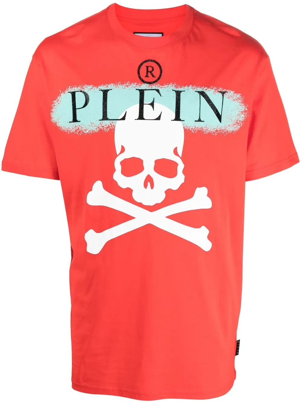 

Футболка с короткими рукавами Philipp Plein, красный