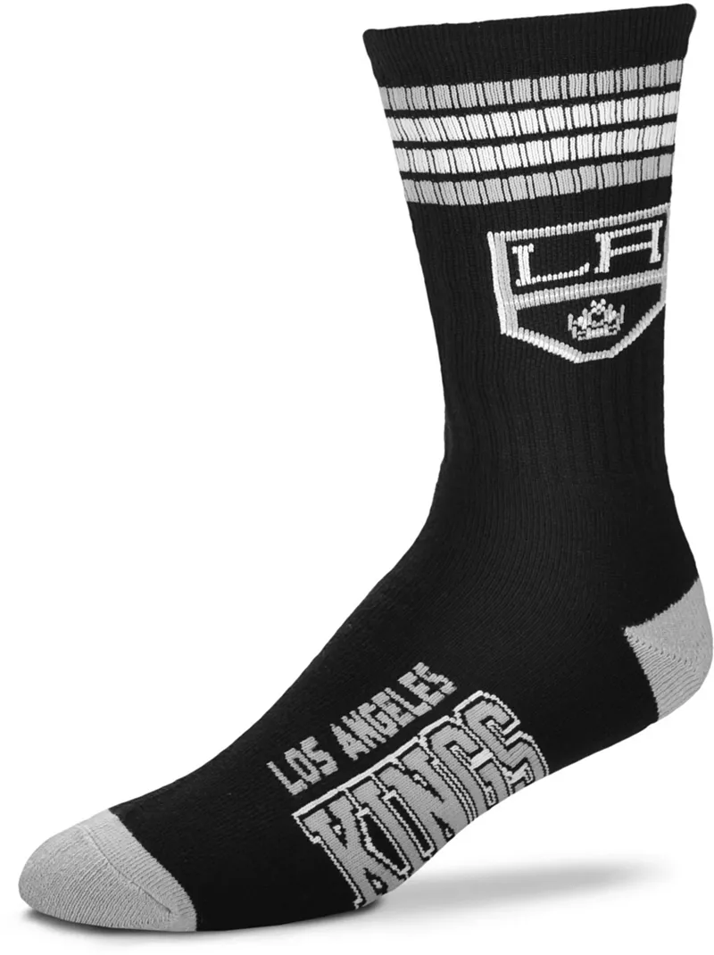 

Носки Deuce Crew с 4 полосками для босых ног Los Angeles Kings For Bare Feet