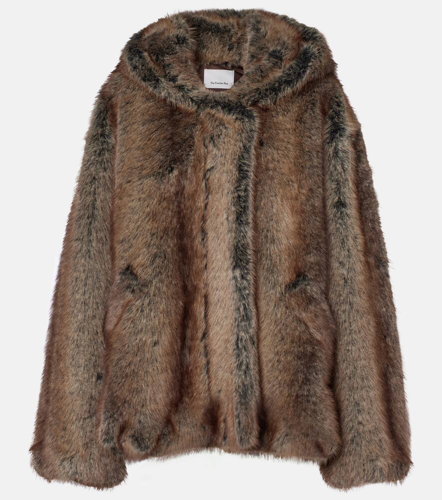 

Куртка оверсайз Emma The Frankie Shop, Brown Melange