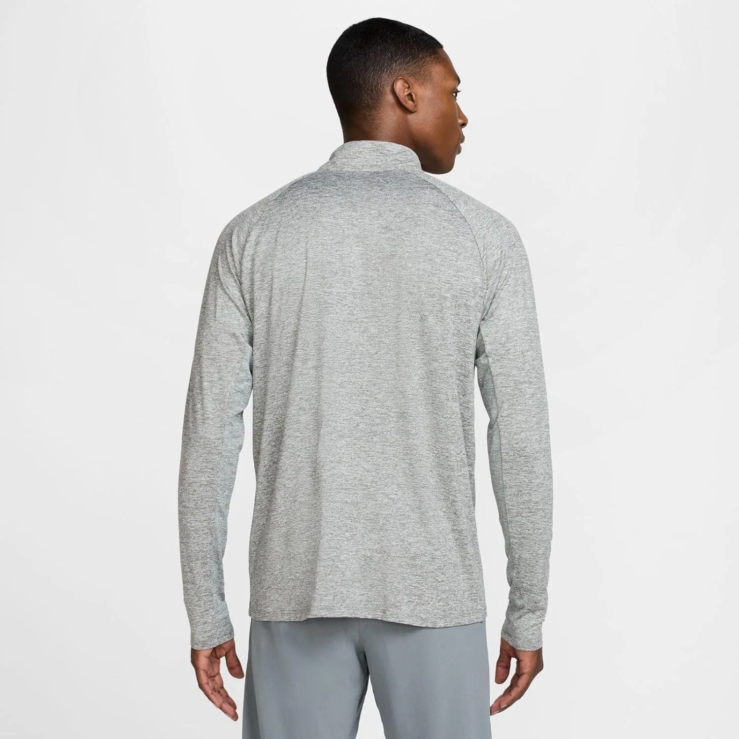 Мужская беговая футболка Nike Stride Dri-fit с застежкой-молнией на четверть длины — фото 3