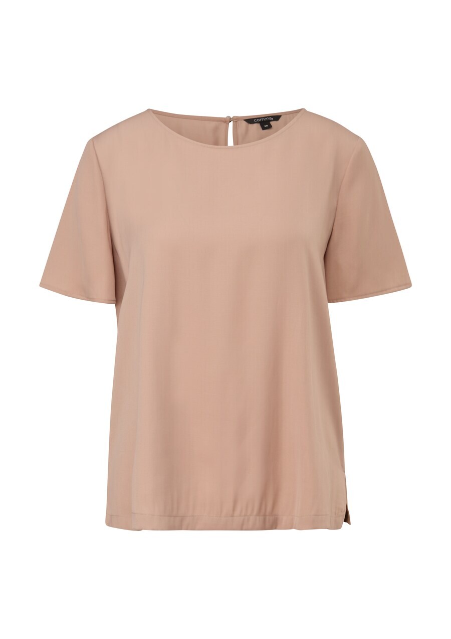 

Блузка с коротким рукавом COMMA Blouse, песочный