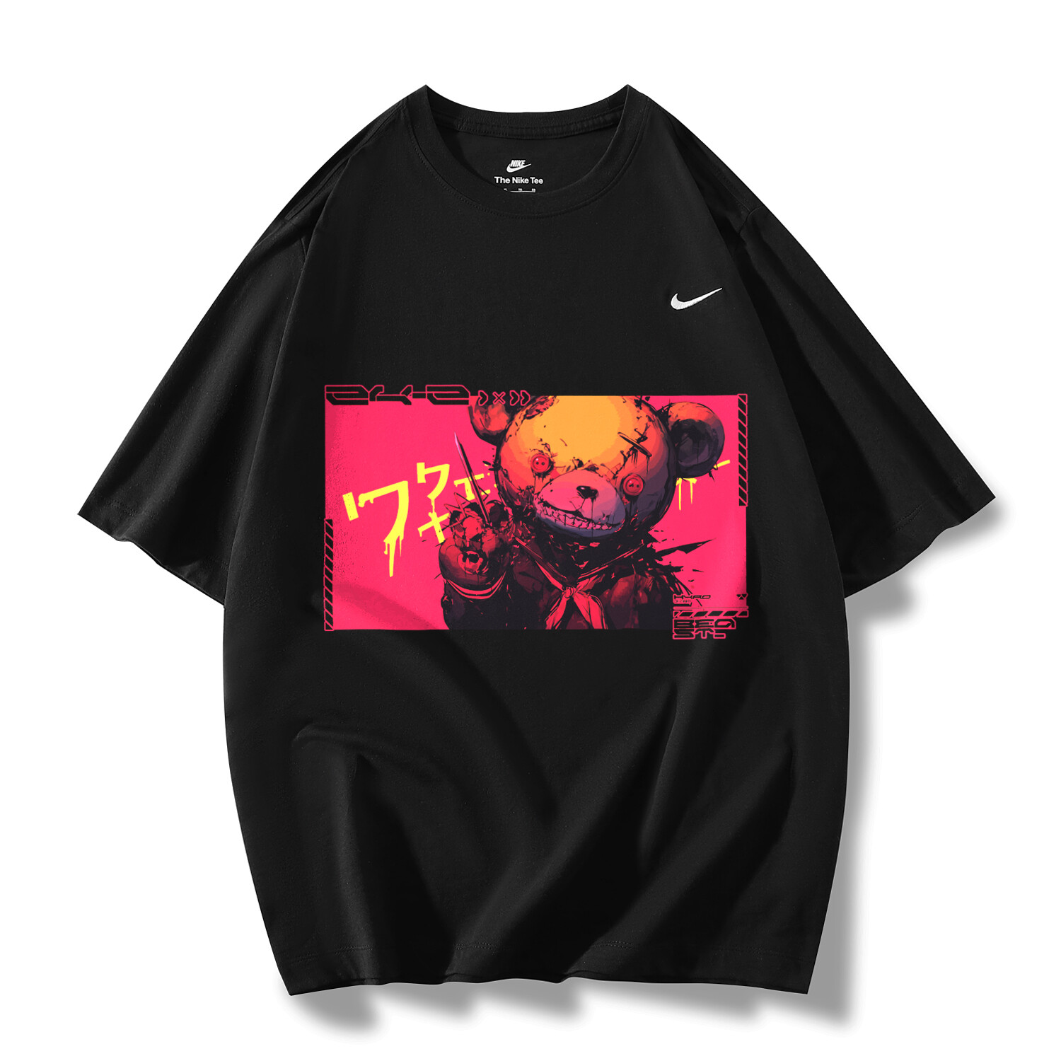 

Футболка унисекс черная Nike, черный