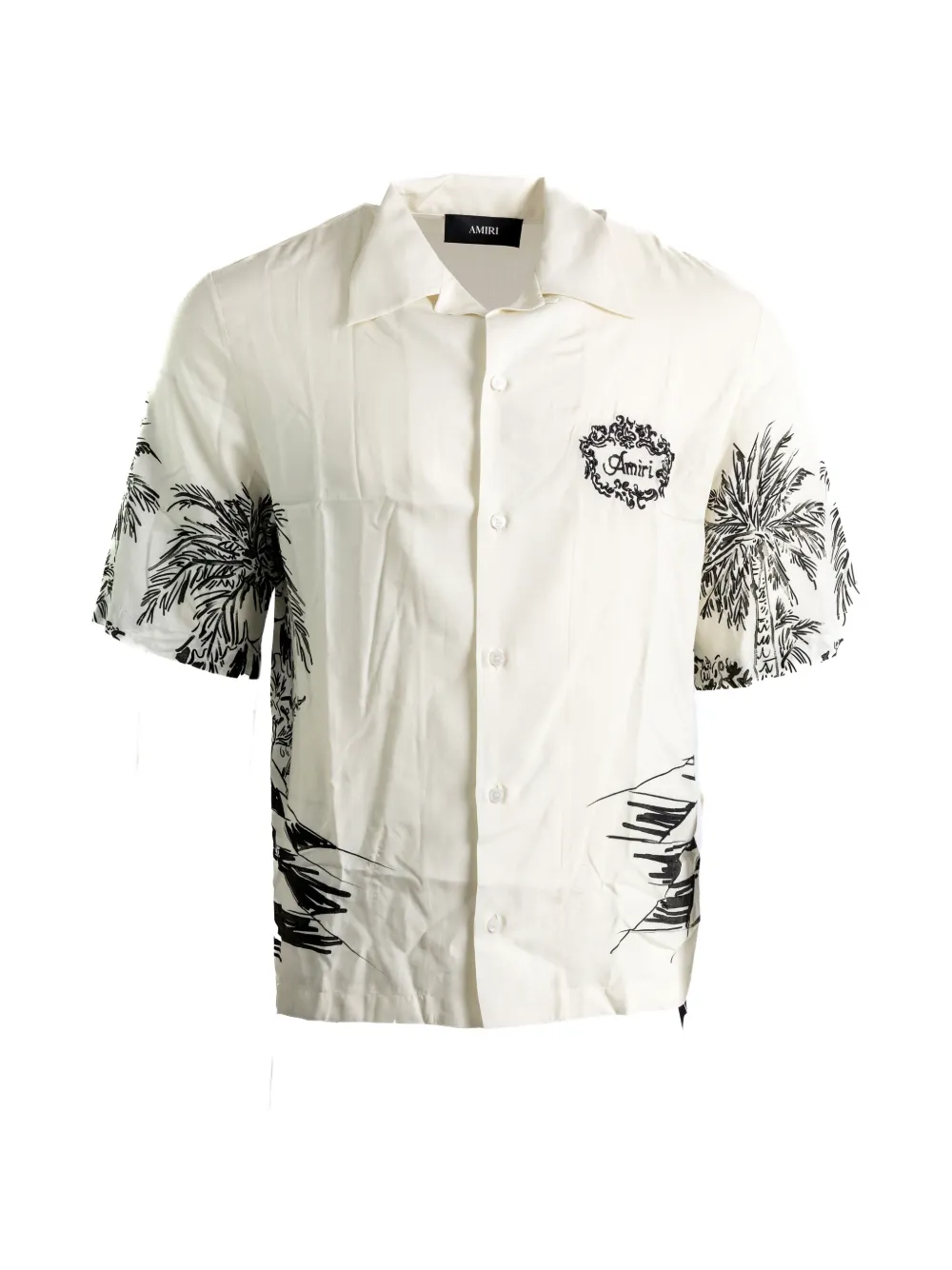 

Рубашка с логотипом Amiri, бежевый