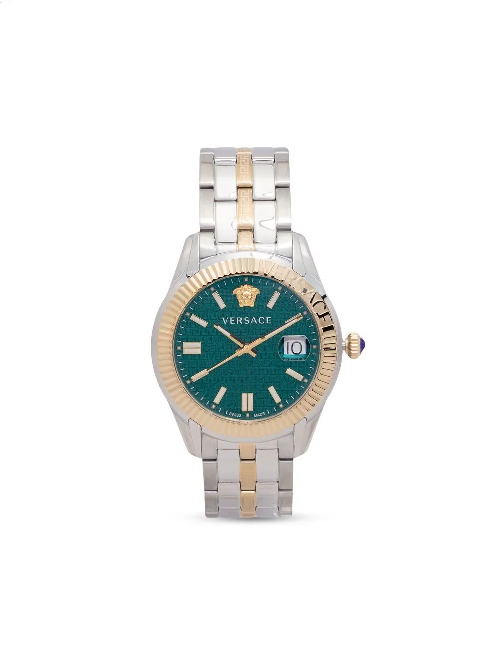

Наручные часы Greca Time 40 мм VERSACE, серебяный