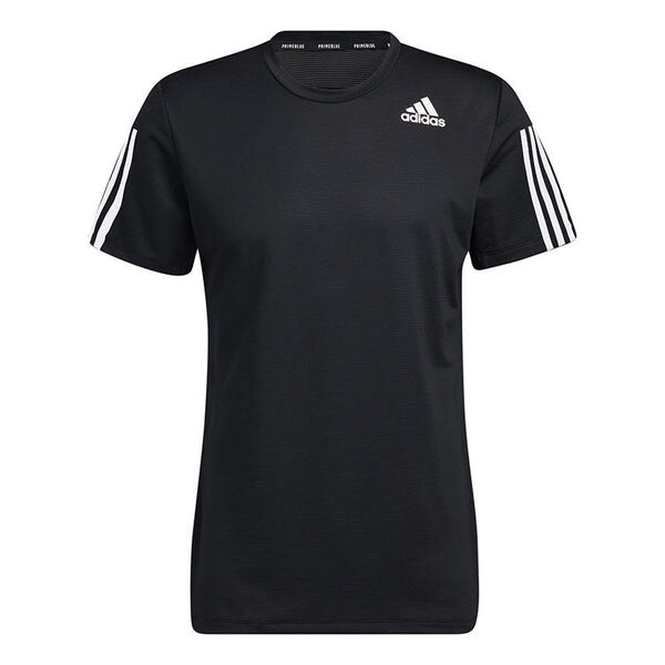 

Футболка aero3s футболка pb полосатый спортивный короткий рукав Adidas, черный