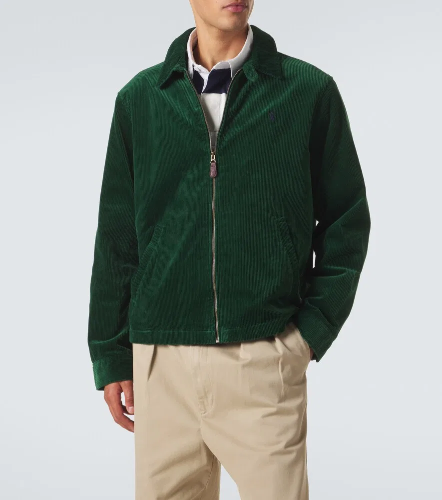 Хлопковая вельветовая куртка Polo Ralph Lauren, зеленый — фото 2