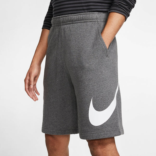 Шорты спортивная одежда клуб графический логотип шорты Nike, серый — фото 2