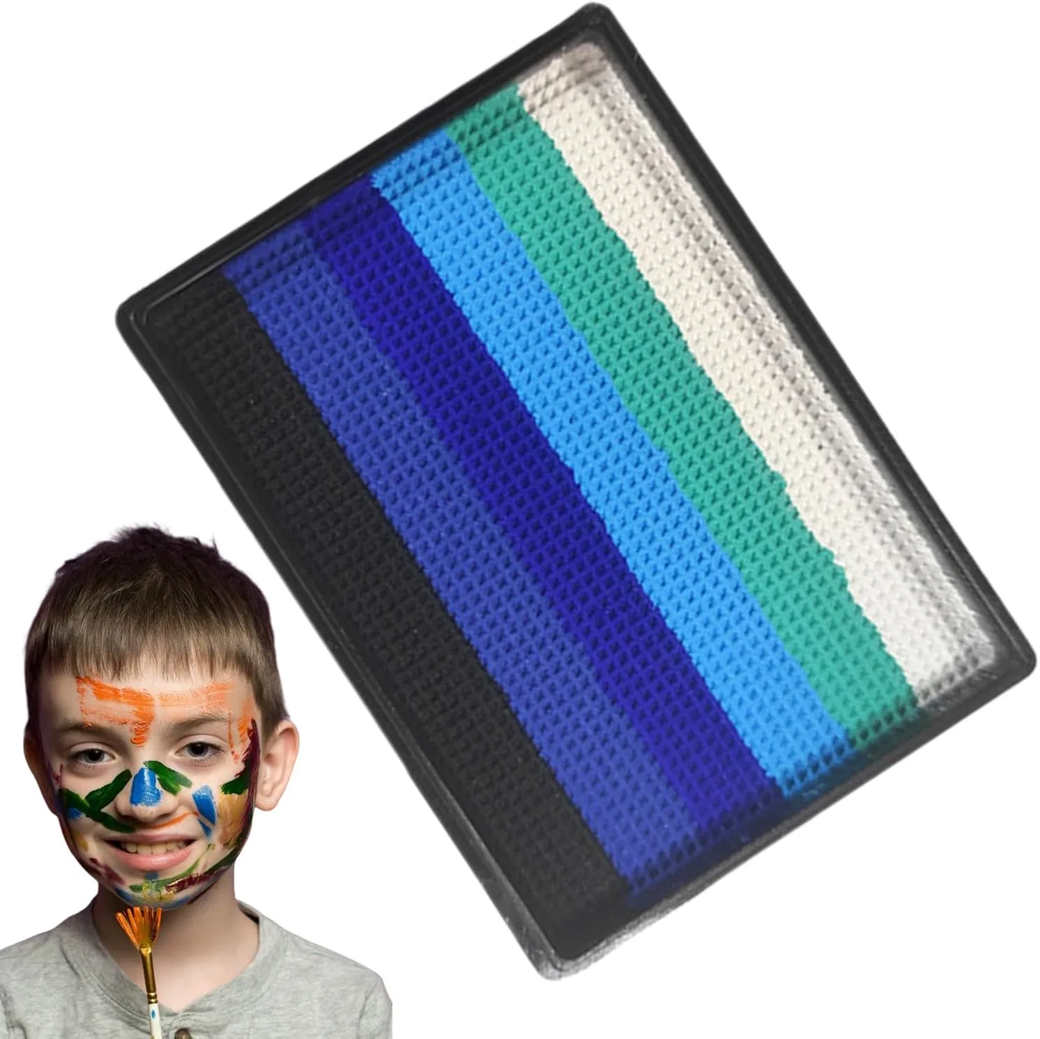 Набор для аквагрима Rainbow Body Palette, 6 цветов, 03