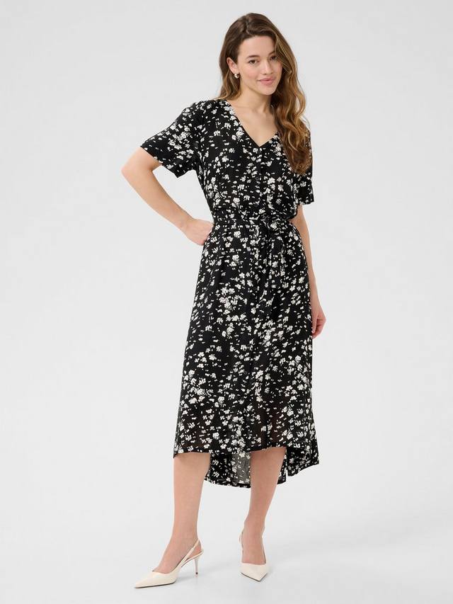 

Beathe платье миди с принтом KAFFE, Black/Multi