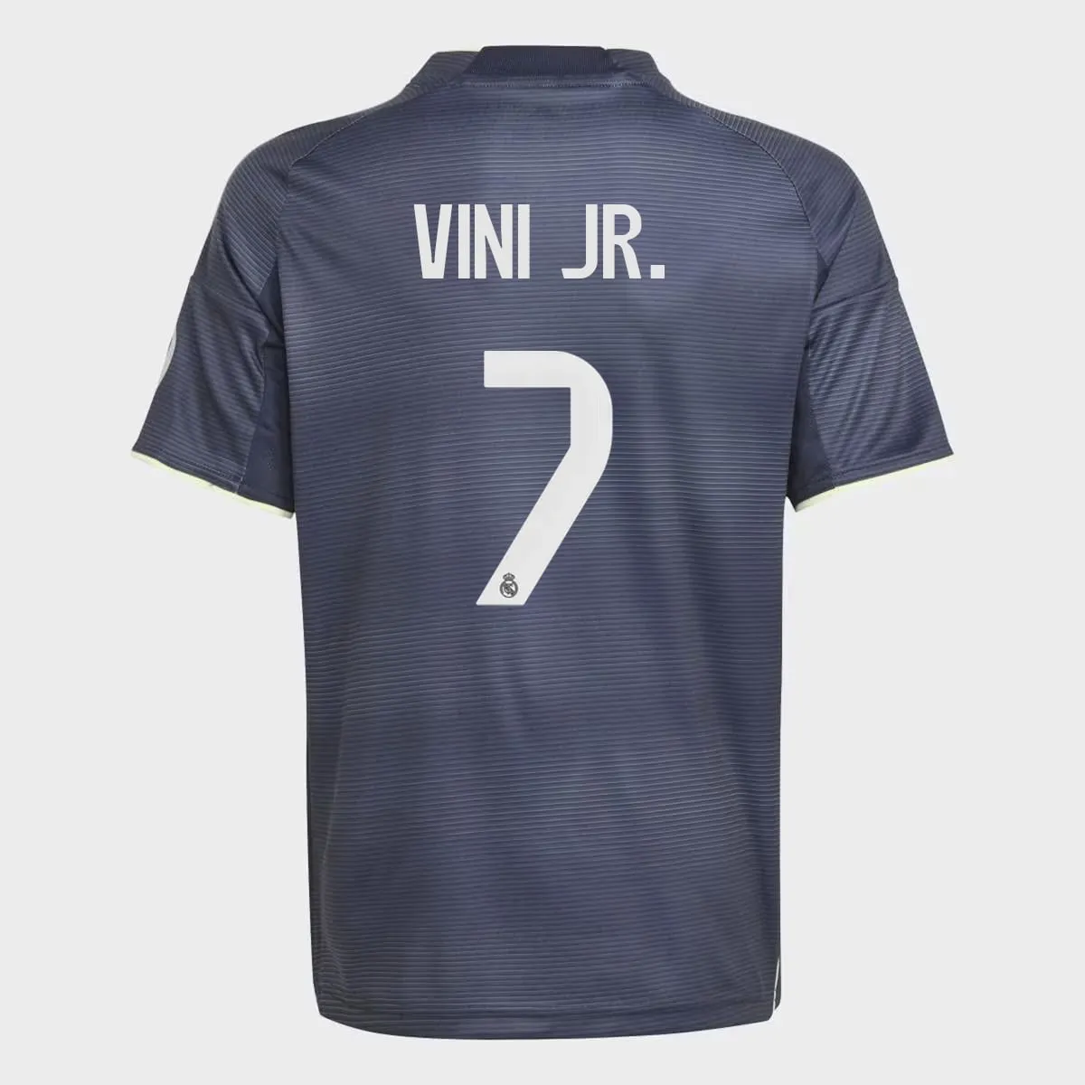 

Детская футболка вторичной формы Real Madrid CF 2025-2026 Вини Джр 7 adidas, голубой