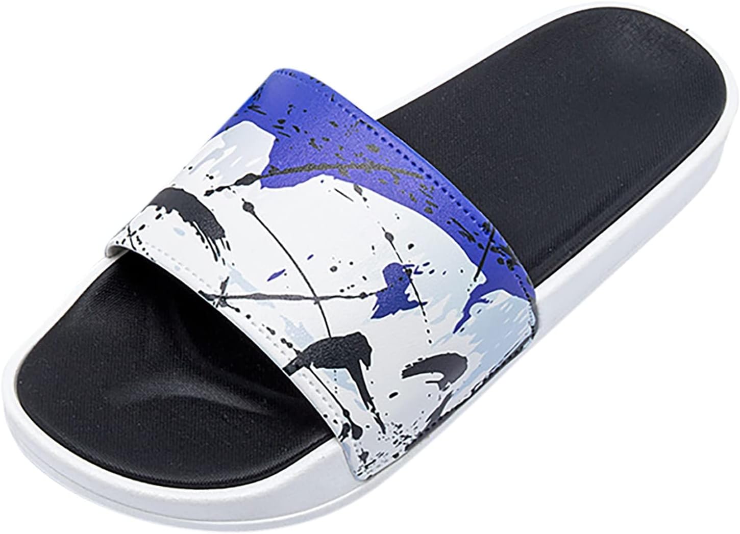 

Летние модные повседневные шлепанцы, легкие, фиолетовые, противоскользящие, удобные мужские шлепанцы, размер 14-15 Generic