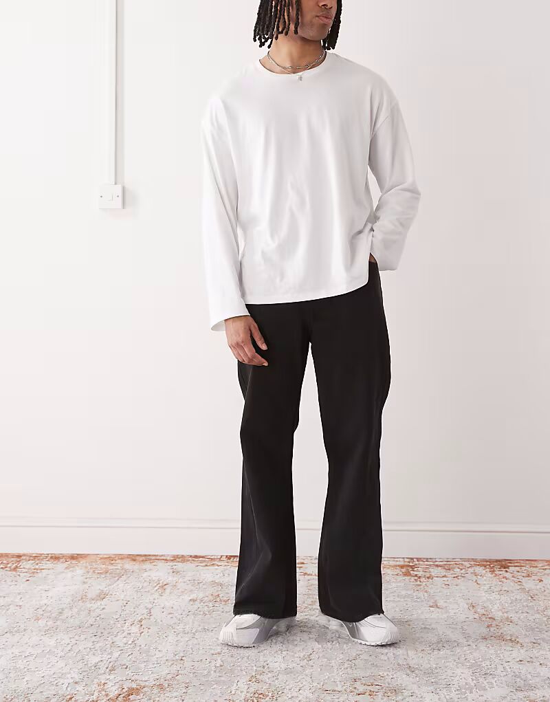 

Cheap Monday x Landon Barker - Boo - Bootleg Jeans в выцветшем черном цвете