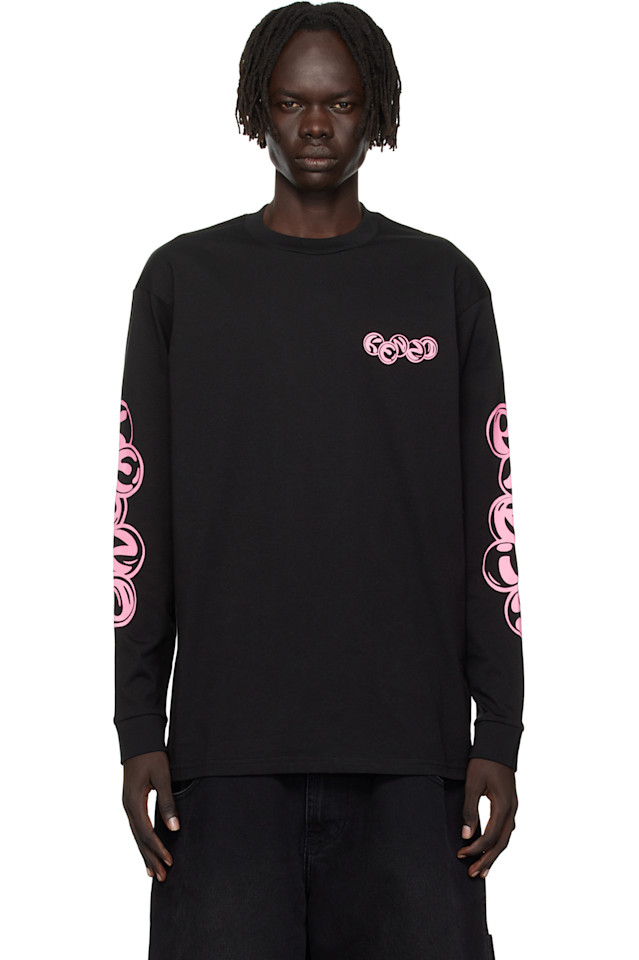 

Футболка с длинным рукавом Kenzo Paris 'Kenzo Pachinko' Relax, черный