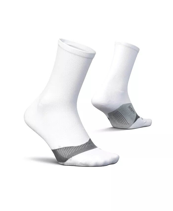 

Носки мужские Elite Light Cushion Mini Crew Sock — спортивные носки с направленной компрессией — большие Feetures, белый