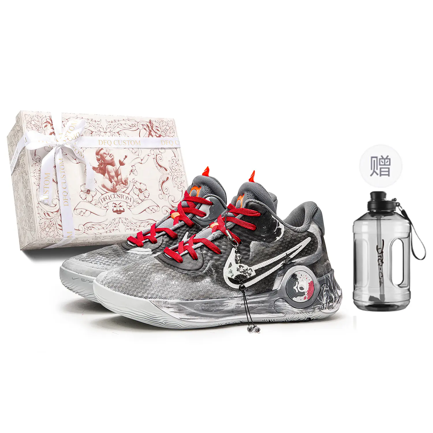 

Баскетбольные кроссовки Trey 5 Basketball Shoes Unisex Mid-Top Black/Gray Nike