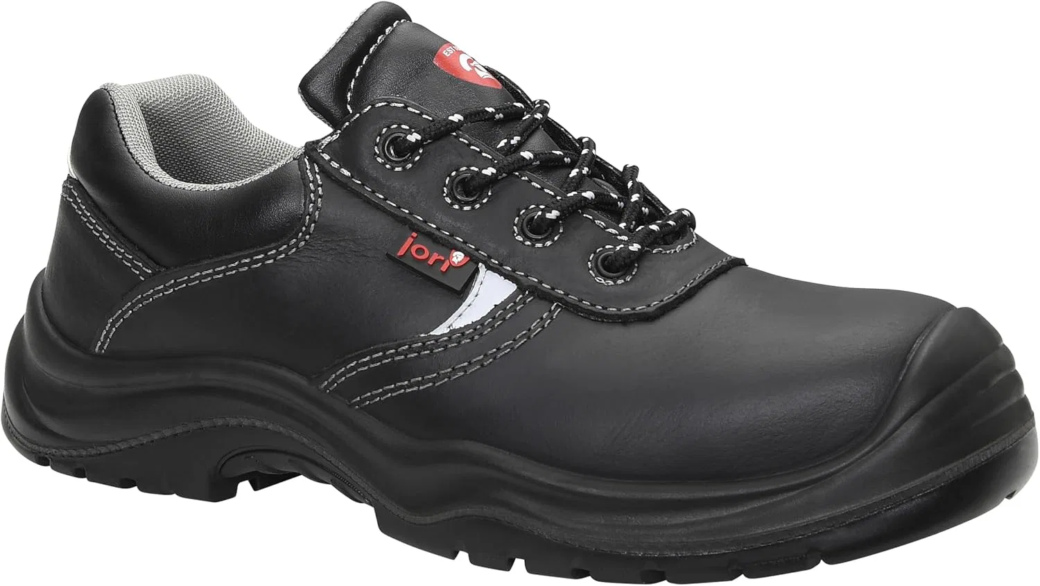 Защитные ботинки ELTEN Jori Basic Compo Low S3, женские и мужские, кожаные, с композитным защитным носком (легче стального), легкие, классические, Black.