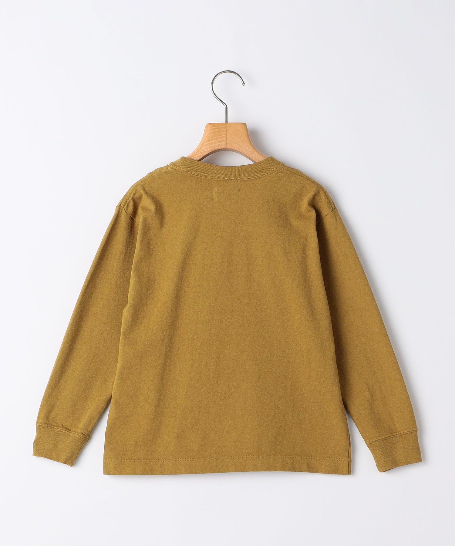 ARCH&LINE: 110~145 см / Футболка с длинным рукавом из хлопка, производство США SHIPS KIDS, Mustard — фото 2