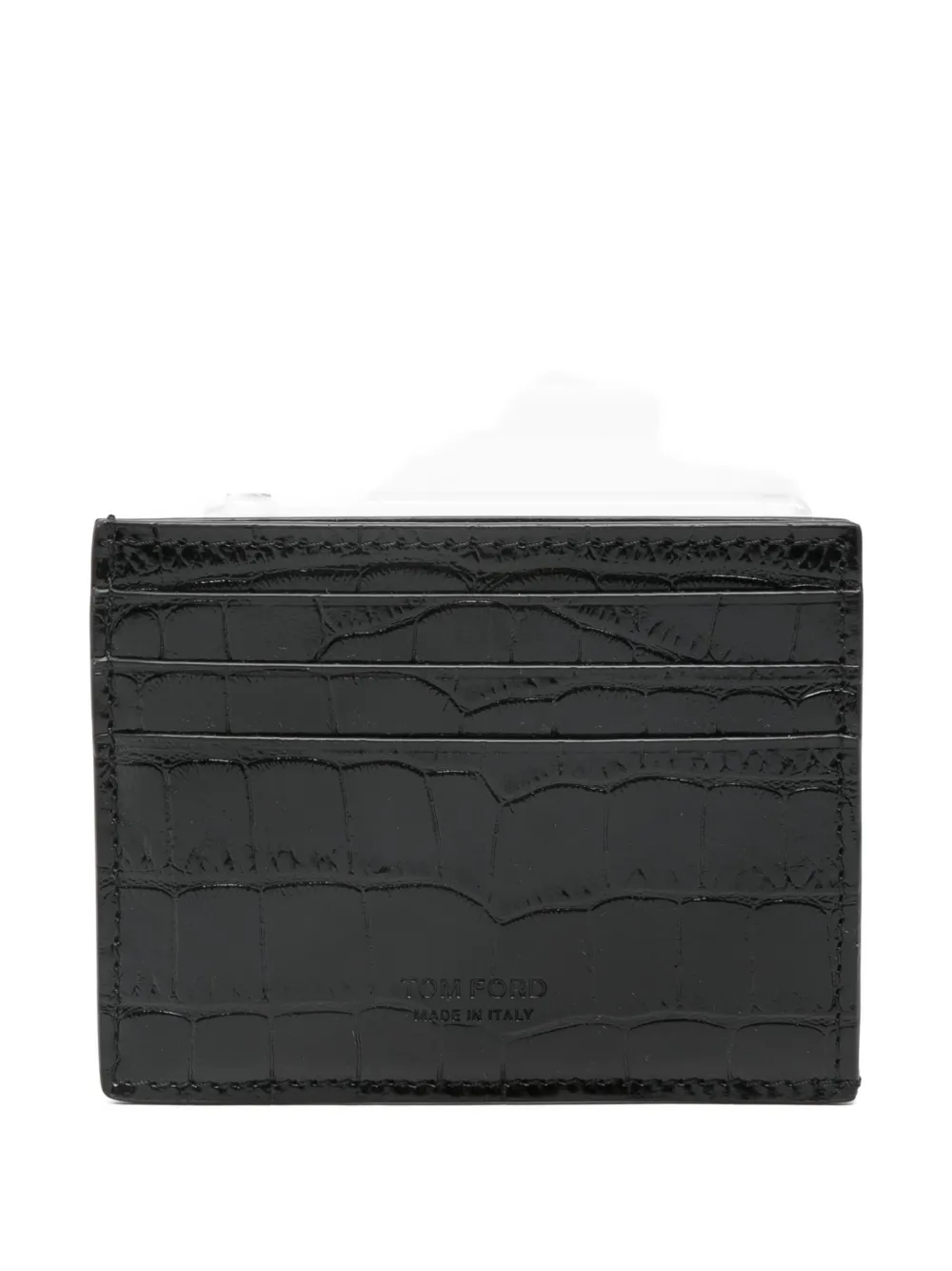 

Кожаный кардхолдер TOM FORD, черный