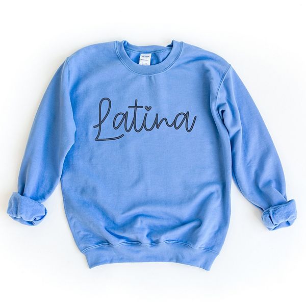 

Женский свитшот с вышивкой Embroidered Latina Cursive Simply Sage Market, Carolina