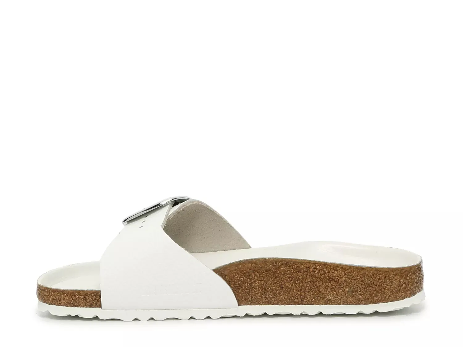 Сандалии Birkenstock Madrid с большой пряжкой, белые — фото 3