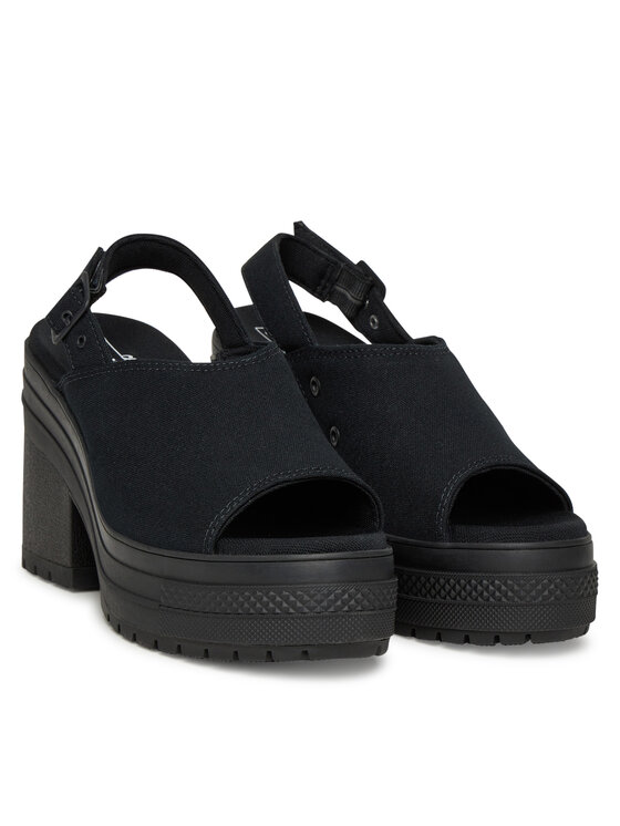 Сандалии Chuck 70 De Luxe Heel Sandal Platform A12567C Converse, черный — фото 2